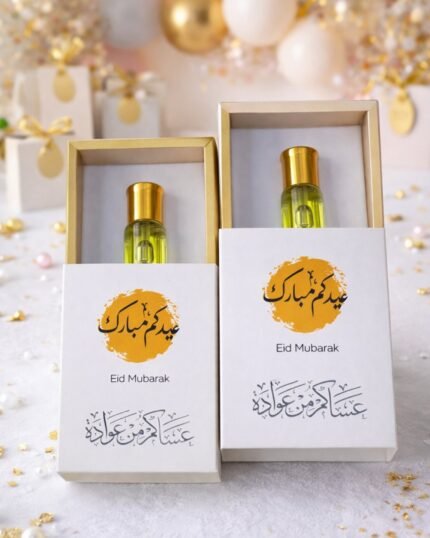 أكثر طلب على ⁦توزيعات العيد - مخلط عطر إسكادا ربع تولة (ممكن تغيير الثيم)
Eid Giveaways – Escada Blend (¼ Tola))