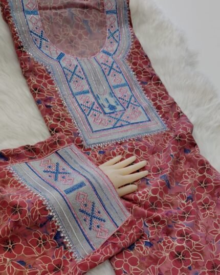 - مخاوير الترند الموديل السوري 001⁩قطن كشميري زري