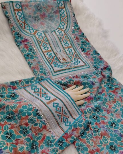 - مخاوير الترند الموديل السوري 002قطن كشميري زري⁩